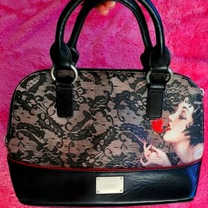 Icon Genuine Leather Alberto Vargas "Memories of Olive" 1920 New Purse.